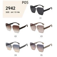 Polarized metal + TR90 sunglasses with nylon lenses P05KY 2942