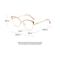 Очки металлические с защитой от синего света 9743-GT