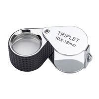 Лупа складная 7007D胶皮-XX, диаметр: 18 мм, увеличение: 10X