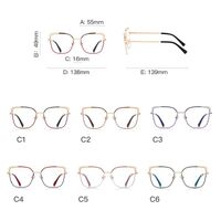 Metal Blue Blocker frames for glasses MORE FCS3114