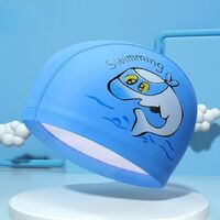 Polyvinylchloride waterproof swimming cap for kids 儿童PU帽-YU
