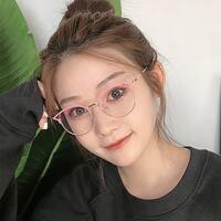 Metal eyeglasses for reading V6020 with blue ray cut protection, diopters from 0.00 to -6.00, not centered