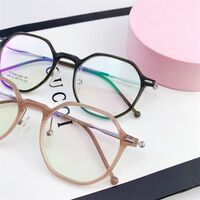 Hybrid frame, metal + TR90, with Blue Block coating SANTA M8074