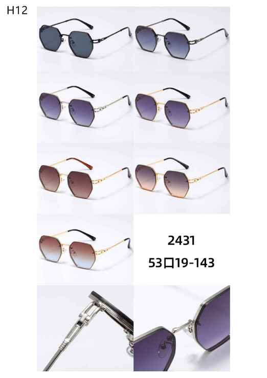 Polarized metal sunglasses H12 Matrix MT2431