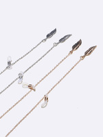 Набор из двух цепочек для очков с цветными кристаллами GM109