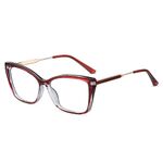 TR90 plastic frame or glasses with blue light protection, with spring hinges FA8345