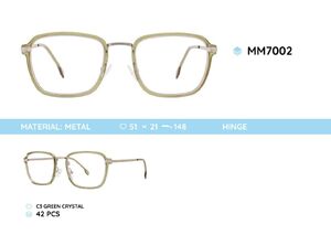 Metal men's frame for glasses MM7002