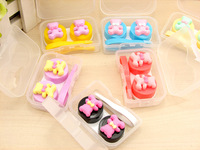 Mini set for a soft contact lens (Kits for contact lenses) XF8BowNeckBear