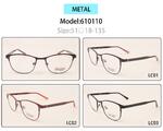 Metal eyeglasses frame for kids with spring hinges Nano Bimbo 610110 (item in stock)