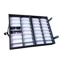 Mobile box (suitcase, trunk, organizer, display case) for frames and glasses for 64 slots JS-C230405