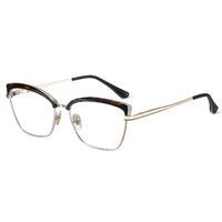 Combined frame (metal + TR90) or glasses with blue light protection, with spring hinges FA87275