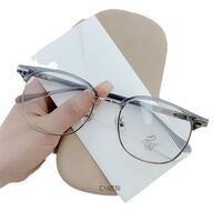 Оправа гибридная, металл + TR90, линзы с Blue Block покрытием SANTA 00249