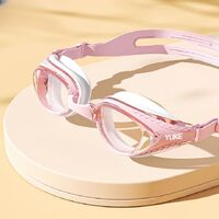 Очки для плавания водонепроницаемые с защитой от запотевания, с берушами и футляром, диоптрии от -2.00 до -6.00, 8001-YU