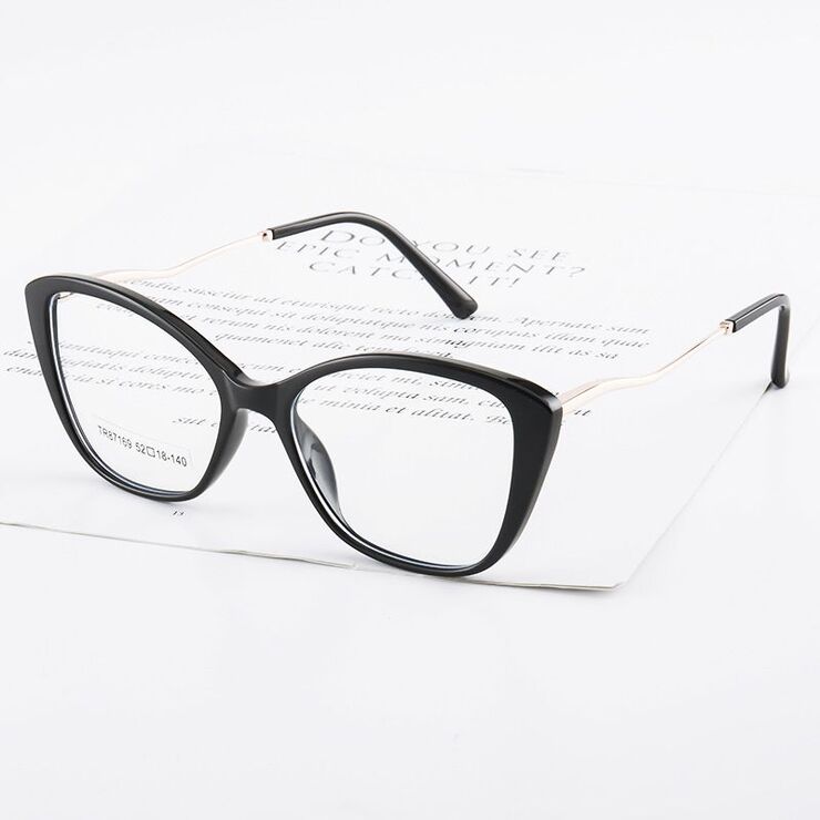TR90 plastic frame or glasses with blue light protection, with spring hinges FA87169