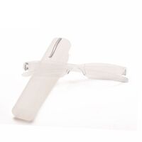 Plastic reading glasses 2006笔筒 with glass lenses and pen case, from +1.00 to +4.00, RMC=62-64