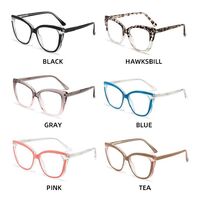 Plastic frame with anti-blue light protection lenses, with spring hinges Elit 5748-EL