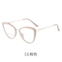 Combined frame (metal + TR90) or glasses with blue light protection, with spring hinges FA87095