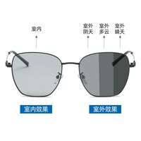 Photochromic glasses with blue light and UV protection 9656-2-GT