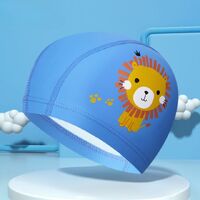 Polyvinylchloride waterproof swimming cap for adults 羽克PU帽-YU