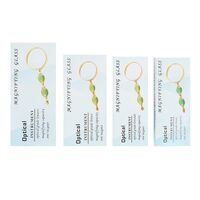 Magnifier, magnifying glass with handle 双玉52红色-XX-2, diameter: 62 mm, magnification: 8X