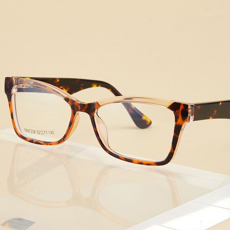TR90 plastic frame or glasses with blue light protection, with spring hinges FA87238