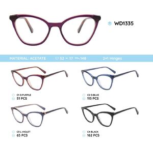 Plastic frames for glasses acetate material WD1335