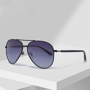 Поляризационные солнцезащитные металлические очки с защитой UV400 MS1222-GT