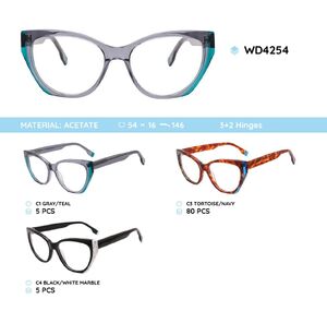 Plastic acetate eyeglasses frame for women WD4254