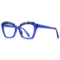 Очки женские модные  в стиле брови оправа пластиковая, материал TR-90+CA (флекс!) FOCUS FCS2122