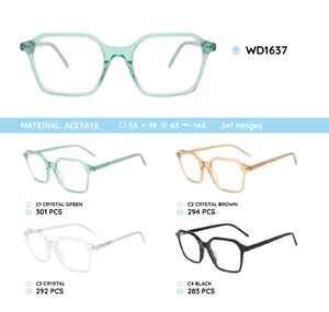 Plastic acetate eyeglasses frame WD1637