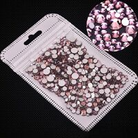 Набор страз с плоским дном для украшения оправ и очков, 39 цветов, PD0006