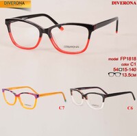 Plastic frames for glasses acetate material DIVERONA FP1818