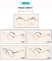Metal eyeglasses frame for men 260013 (item in stock)