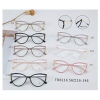 TR90 plastic frame with Blue Ray Cut protection lenses and flex MAMO TR8216