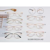 Оправа комбинированная (металл + TR90) с линзами Blue Ray Cut и флексами MAMO S11505