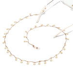 Металлическая цепочка для очков и масок с кулонами ромашка GL1155