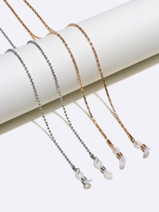 Набор из двух цепочек для очков красочных и черных GM159