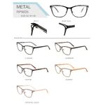Metal frames for glasses with spring hinges Big City RP9005