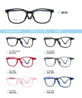 TR90 plastic eyeglasses frame for kids 9033