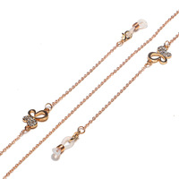 Glasses chain with leopard pattern GB104