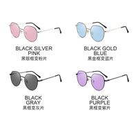 Очки металлические фотохромные с защитой от синего света 9622-GT