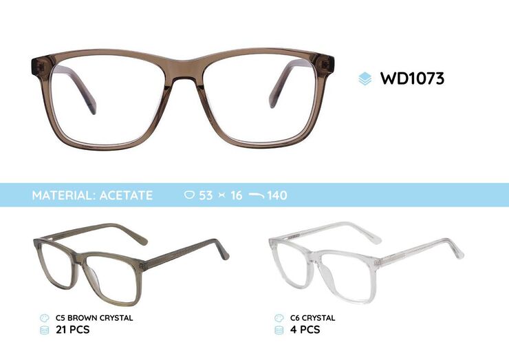 Plastic frames for glasses acetate material WD1073
