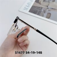 Hybrid metal + TR90 frame with Blue Block coating SANTA S1677