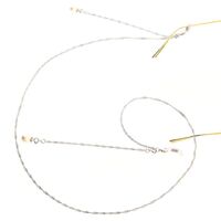 Металлическая нескользящая цепочка, с жемчугом, для очков и масок GL248