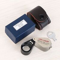 Лупа складная с универсальной подсветкой 7802-10倍-XX, диаметр: 21 мм, увеличение: 10X