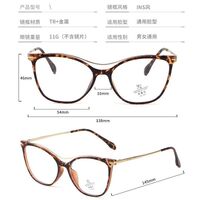 Combined frame (metal + TR90) with Blue Ray Cut protection lenses MAMO TR8225