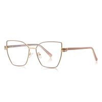 Metal + TR90 Blue Blocker glasses frame for women with UV and blue light protection lenses More FCS3145