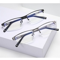Blue Block metal glasses with blue light protection F2011