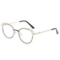 Metal glasses with blue light and UV protection 9748-GT