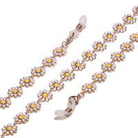 Красная акриловая цепочка для очков GL1409